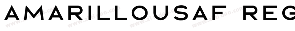 AmarilloUSAF Regular字体转换